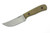 Very Good Knife Company - Heritage - 3.75" AEB-L Fixed Blade W/ Green Canvas Micarta Handle