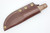 Lishen Knives - Udskaerer - 3.5" AEB-L Fixed Blade W/ Maple Burl & Mosaic Pins Handle