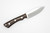 Lishen Knives - Little Canuck - 3.25" AEB-L Fixed Blade W/ Brown Burlap W/ Forest Green Liners Handle