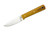 Battle Horse Knives - Maverick Colt - 01 Steel Fixed Blade w/ Natural Canvas Micarta Handle