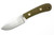 Battle Horse Knives - Comanche - 01 Steel Fixed Blade w/ Green Canvas Micarta Handle