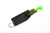 Aux Mfg - Pocket Lint - 1.5"  Vegas Forge Damasteel Blade w/ Green G-10 W/ Black & FDE Liner Handle