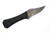 Aux Mfg - Pocket Bowie Slim - 2.75"  AEB-L Acid Wash Stainless Steel Blade w/ Black G10 Handles