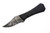 Aux Mfg - Pocket Bowie - 2.75"  AEB-L Acid Wash Stainless Steel Blade w/ Black G10 Handles