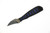 Aux Mfg - Tsume - 1.6"  AEB-L stainless steel Blade w/ Epoxied Cord Wrap Over Holographic Blue Stingray Handle
