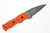 Aux Mfg & Hyper Collaboration - Sgain Dubh - 3" S35VN stainless steel Blade w/ Orange Grip-X Handles