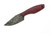 Black Bird Knives - Kestrel - 3.25" 80crv2 steel fixed black W/ Red Grip-X Handle