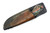 Black Bird Knives - Forged To Shape Crow Hunter - 3.5" 80crv2 steel fixed black W/ Multi-Color Grip-X Handle