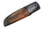 Black Bird Knives - Forged To Shape Camp Knife - 3.75" 80crv2 steel fixed black W/ Purple Dragon Scale Micarta Handle