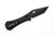 Aux Mfg - Pocket Tanto Crossbar - 2.77" 14c28n Steel Folding Blade w/ Black Micarta & Black Insert Handles