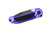 Microtech - LUDT Gen III S/E Black DLC Standard Purple  - Automatic Folding Knife