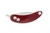 Woods Monkey Banana Peel by L.T. Wright - Spear Point - A2 Steel - 1/8" Red Linen Micarta Handle