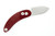 Woods Monkey Banana Peel by L.T. Wright - Spear Point - A2 Steel - 1/8" Red Linen Micarta Handle
