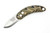 Woods Monkey Banana Peel by L.T. Wright - Drop Point - Scandi - A2- 3/8" Camo G-10 Handle