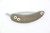 Woods Monkey Banana Peel by L.T. Wright - Drop Point - Flat - A2 - 1/4" Green Canvas Micarta Handle