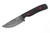 Snakebit Knives - Huckleberrys - 3.25" S35VN Fixed Blade W/ Black G-10 W/ Red Liner Handle