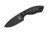 Ontario Knife Company - Ranger Knives Model 3 - 3" Black Coated 1095 Fixed Blade Knife w/ Black Sculpted G-10 Handles