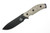 Ontario Knife Company - Ranger Knives Model 4.5 - 5" Black Coated 1095 Fixed Blade Knife w/ OD Green Sculpted Micarta Handles