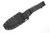 Ontario Knife Company - Ranger Knives Model 4.5 - 5" Black Coated 1095 Fixed Blade Knife w/ OD Green Sculpted Micarta Handles