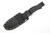 Ontario Knife Company - Ranger Knives Model 4.5 - 5" Black Coated 1095 Fixed Blade Knife w/Black Sculpted G-10 Handles