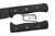 TKC G10 Handle for Reiff Knives F6 - Textured Black G-10 W/ Orange Liners