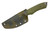 Maximus Knives - Mamba Hybrid - 3" 80crv2 Fixed Blade W/ Textured OD Green G-10 W/ Digital Camo Kydex Sheath