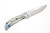 Spartan Blades - Spartan Harsey - 3.25" Magnacut Steel Folding Blade W/ Stonewash & Blue Ano Hardware Handle