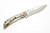 Spartan Blades - Spartan Harsey - 3.25" Magnacut Steel Folding Blade W/ Stonewash & Bronze Hardware Titanium Handle