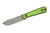 Very Good Knife Company - Pocket Doc - 2.8" Nitro-V Fixed Blade W/ Green & Black G-10 Handle