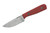 Very Good Knife Company - Adventure Jr. - 3.5" AEB-L Fixed Blade W/ Red Canvas Micarta W/ Black Liners Handle