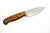 LT Wright Knives Patriot - CPM 3V Steel - Flat Grind - Desert Ironwood W/ Black Liners - 2