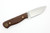 LT Wright Knives Brumby Lite - A2 Steel - Flat Grind - Rustic Brown Micarta W/ Red Liners Handle - Matte Finish