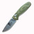 ESEE Knives - Medellin II Folder - 3" S35VN Steel Folding Knife w/ Crossbar Lock & Olive Micarta Handles