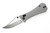 Aux Mfg - Pocket Bowie - 2.75" 14c28n Steel Folding Blade w/ Grey G-10 W/ Tiffany Blue Inserts Handles