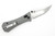Aux Mfg - Pocket Bowie - 2.75" 14c28n Steel Folding Blade w/ Grey G-10 W/ Tiffany Blue Inserts Handles