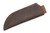Reiff Knives: F3 - Fixed Blade - CPM 3V - Saber, Stonewash, Coyote Tan G-10, Brown Leather Sheath
