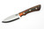 Lishen Knives - Little Canuck - 3.25" AEB-L Scandi Grind Fixed Blade W/ Southwest Dymalux W/ Black Liners Handle