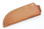 Lishen Knives - Little Canuck - 3.25" AEB-L Saber Grind Fixed Blade W/ Buckskin Dymalux W/ Red Liners & Mosaic Pins Handle