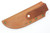 Lishen Knives - Little Canuck - 3.25" AEB-L Saber Grind Fixed Blade W/ Ruby Linen Micarta W/ Black Liners & Aluminum Pins Handle