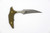 Microtech - BEE Marifione Select Push Dagger - 2.5" 440C Steel fixed Blade W/ Apocalyptic Finish Antique Bronze Titanium Handle