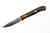 Lishen Knives - Little Fowl - 2.8" AEB-L Flat Grind Fixed Blade W/ Desert Ironwood W/ Brass Pins - 2
