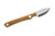 Lishen Knives - Mini Northern Scalpel - 1.75" AEB-L Scandi Grind Fixed Blade W/ Natural Canvas Micarta Handle