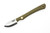 Lishen Knives - Northern Scalpel - 1.75" AEB-L Scandi Grind Fixed Blade W/ Matte Green Canvas Micarta Handle