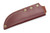 Lishen Knives - Dakota - 3.75" AEB-L Saber Grind Fixed Blade W/ Burgundy Canvas Micarta W/ Mosaic Pins Handle
