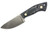 Fire Creek Forge - Sidekick - 3.2" 52100 Steel Fixed Blade W/ Black Resin W/ Mesh Handle