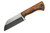 Fire Creek Forge - Buckthorn Wharncliffe - 3" 52100 Steel Fixed Blade W/ Desert Ironwood W/ Yellow Liners Handle