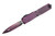 Microtech - Ultratech Gen IV D/E Half Tri-Grip Purple Abrasion Standard - Double Edge - OTF Automatic Knife