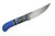 Aux Mfg & Wasteland Forge Collaboration - Kwaiken - 3.8"  1084 & 15n20 Steel Blade w/ Blue Mammoth Molar & Spun Glass & Blue Liners Handle