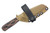 Very Good Knife Company - Mantis - 3" AEB-L Fixed Blade W/ Python Canvas Micarta Handle