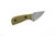 Very Good Knife Company - Mosquito - 1.75" AEB-L Fixed Blade W/ Green Canvas Micarta Handle W/ Orange Kydex Sheath & Lanyard